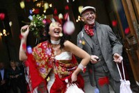 Highlight for Album: Mariage Anne-Sophie et Yann Collette, Mairie 4eme et la Cartoucherie - Theatre du Soleil, Paris 19 aout 2006